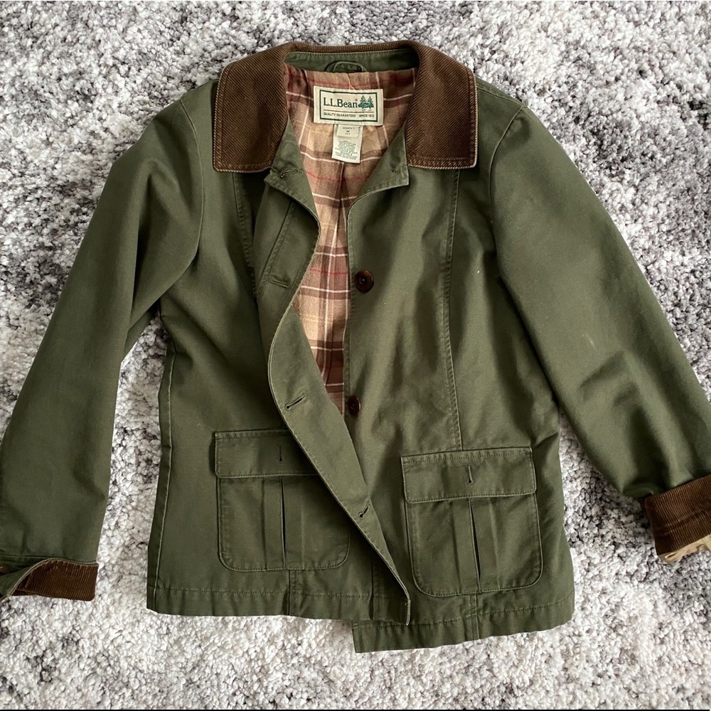 Vintage LL BEAN Green painters jacket